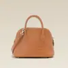Bolso de Mano de Cuero de Grano Superior con Patrón de Cocodrilo en Forma de Concha, Bolso de Cuero Genuino para Mujer de Gran Capacidad para Viajes Diarios, Bolso de Hombro Cruzado Tipo Bowling