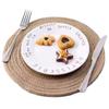 Algodão Corda Oval Redondo Espessado Tapete de Isolamento Térmico Tapete de Mesa de Jantar Anti-escaldamento Tapete de Tigela Tapete Doméstico Coaster Plate Mat Pot Mat