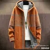 Cárdigan con capucha y cremallera suelto para hombre, chaqueta de algodón con estampado a todo color, elementos de estilo bohemio nuevos transfronterizos, para imagen DIY