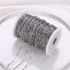 Ventas Directas de Fábrica de Cadenas Sueltas de Acero Inoxidable Color Duradero, Cadenas Doradas y Color Acero con Forma de O, Accesorios Hechos a Mano para Joyería DIY al por Mayor