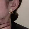 Pendientes de Corazón S925 con Diseño Único, Estilo Colgante Trasero, Accesorios de Oreja de Corazón para Mujer, Uso Bidireccional B393