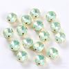 Cristal de Proteína Jelly Cuadrado Grueso Taladro de Garra de Vidrio Taladro de Garra para Coser a Mano Manualidades DIY Accesorios para Joyería Fábrica de Origen
