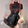 Ropa interior sensual, cuello retro chino, pequeña chef, Lolita, mucama, ropa COS, nuevo traje cheongsam clásico chino