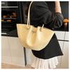 Bolso Tote Plegado de Moda para Mujer, Nuevo Estilo Primavera 2026, Bolso de Hombro Sencillo, Bolso Versátil de Alto Valor de Nicho para Mujer