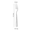 Colher Garfo de Aço Inoxidável 316 Colher Doméstica Colher Infantil Popular na Internet Louça de Luxo Leve Colher Redonda para Sobremesa Garfo para Salada