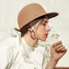 Boné Casual de Baseball de Inverno Feminino Feito de Lã Australiana, Adequado para Passeios e Compras, Liquidação