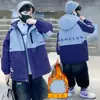 Chaquetas de Otoño e Invierno para Niños con Forro Polar, Nuevo Estilo 2026, Parka Gruesa de Algodón para Niños Mayores, Elegante Abrigo de Algodón de Invierno para Niños