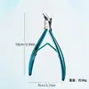 Pinzas especiales para cutícula de boca afilada de venta caliente transfronterizas tijeras para cutícula de acero inoxidable herramienta de pinzas para nariz de pollito para reparación de uñas de los pies