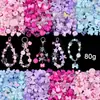 Bolsa de Materiales Hecha a Mano con Cuentas DIY Cuerda Trenzada Cuentas Sueltas Cadena Colorida para Teléfono Móvil Collar para Niños Accesorios de Joyería Lindos