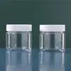 Botella de Plástico Transparente de Boca Ancha Shenluo, Botella Dispensadora de Mascotas para Líquidos y Sólidos, Botella de Muestra de Boca Ancha 30ml, Botella de Almacenamiento para Cuentas