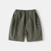 Pantalones para niños, verano 2025, pantalones cortos con bordado de dibujos animados para niños, pantalones casuales para bebés, pantalones para niños coreanos, venta al por mayor
