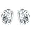 Pendientes de Diamantes de Amor Pendientes Simples Entrelazados Amor Diamante Geométricos en Forma de Corazón Pendientes Pendientes Pendientes Pendientes Pendientes Pendientes Pendientes Pendientes