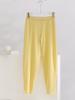 Pantalones de mujer de verano 2024, nuevos, de cintura alta, drapeados, adelgazantes, hechos a mano, plisados, casuales, combinables, Harlan, pantalones cortos de pie.
