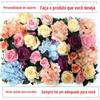 Simulação Flor Parede Decoração Gramado Flor Falsa Rosa Hortênsia Casamento Paisagem Estúdio Fundo Advanced Sense Net Flor Vermelha Parede