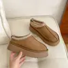 Zapatos de Algodón para Nieve con Suela Gruesa Cálida de Terciopelo Plus, Altura Aumentada, Antideslizantes, Estilo Birkenstock para Mujer, Invierno 2026