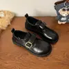 2026 Nuevos Zapatos Pequeños de Cuero Otoñales Estilo Retro para Mujer Estilo Británico Mocasines Planos Estilo Coreano Versátiles Estilo Académico Zapatos Casuales