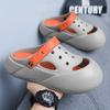 Stomp Shoes Homens Verão 2024 Nova moda Home Soft Sole Non-slip Outer Wear Thick Sole Beach Sandálias