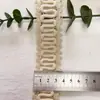 Renda de Escada em Fio de Algodão Estilo Boêmio Acessórios para Roupas Acessórios para Vestido Estilo Praia Artesanato DIY Feito à Mão