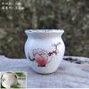 Maceta carnosa Cerámica Jardinería Cerámica Mini Nuevo Creativo Gres Vintage Hogar Nueva Maceta de Porcelana Maceta
