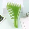 Pente Gua Sha Pente de Massagem Atacado Ferramenta de Terapia do Couro Cabeludo de Resina Ferramenta de Beleza dos Meridianos de Cinco Pontas Pente com Cabo de Cinco Pontas