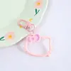 Llavero Colgante de Gato KT de Dibujos Animados Color Dopamina Adorno para Bolso Estuche de Auriculares Colgante Decorativo DIY Pequeños Regalos Venta al por Mayor