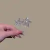 Pente para Cabelo com Estampa de Leopardo Retrô Doce Sem Costura com Múltiplos Dentes Estilo Coreano High-End Versátil Presilha de Cabelo para Mulheres Adultos Acessórios de Cabelo Headwear