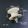 Roda de Polia com Rolamento de Nylon em U Roda de Trilho Guia de Cabo de Aço Roda de Polia de Nylon Rolo Ranhurado Roda de Plástico Roda Guia