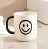 Vaso para Enjuague Bucal con Cara Sonriente Estilo Ins para Uso Doméstico, Lindo Vaso para Cepillarse los Dientes, Diseño Creativo y Simple para Niños y Parejas, Vaso Portacepillos de Dientes