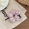 Gomita para Coleta de Niña Estilo Coreano, Color Dulce de Caramelo, Lazo de Corazón, Versátil, para Moño Infantil