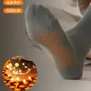 Calcetines de Grafeno para Hombre, Calcetines de Media Caña Otoño e Invierno 10A Antibacterianos, Desodorantes, Absorbentes de Sudor, Transpirables, Calcetines Térmicos Largos