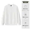 Sudadera de Algodón Puro Ropa de Trabajo Personalizada Algodón de Fibra Larga Otoño e Invierno Cadena Forrada de Felpa Ropa para Camarero de Supermercado Grupo Empresarial de Catering