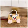 Bolsa de Hombro de Gatito Lindo de Dibujos Animados para Niña Bolso de Mano de Felpa y Perlas Otoño e Invierno 2026 Nuevo Bolso Accesorio para Niños