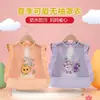 Mameluco de Verano para Bebé Niña sin Lavado para Comer y Alimentar, Impermeable y Anti-Suciedad, Delantal Estilo Princesa, Sin Mangas y Ligero