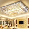 Hall Iluminação lâmpada de teto sala de estar lâmpada farol retangular simples quarto moderno lâmpada de cristal atmosférico high-end casa