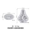 Fabricantes de suporte de cola de cristal, enfeites de árvore de Natal para mesa, decoração, grande moldura de foto de amor, molde de silicone