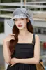 Sombrero de Pescador de Organza Floral de Ala Ancha para Mujer, Sombrero Elegante y con Estilo para Protección Solar, Sombrero de Playa de Moda para Viajes