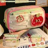 Buena Suerte Navidad Bolsa para Apple Pencil Linda Gran Capacidad Niñas 2025 Nuevo Estudiante de Primaria Aspecto Elegante Estuche para Lápices