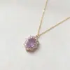 Estilo Europeu e Americano Preço Especial Aço Titânio Ouro Rosa Alta Qualidade Preservação de Cor Borla Cinturinha Moda Corrente Clavicular para Mulheres