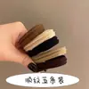 Faixa de cabelo corda de cabelo alta elástica grossa feminina adulta estilo coreano corda de cabelo estilo ins bonita simples elástico de cabelo elástico