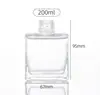 Venta Caliente Transfronteriza al por Mayor Aromaterapia Transparente Minimalista Botella de Vidrio para Fragancia del Hogar Oficina Botella de Incienso de Ratán sin Llama