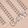 Redanco5D Embutido Popular Desenho Animado Adesivo para Unhas Laço Fofo Adesivo Estéreo para Unhas Dr1442
