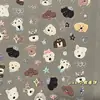 Pegatinas Decorativas 3D para Uñas Transparentes en Relieve, Pegatinas para Uñas Lindas Blancas Estilo Ins Azul Mini Estrellas de Cinco Puntas