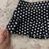 Verano Nuevo Estilo Americano Chica Picante Transfronterizo Sexy Lunares Ins Adelgazante Plisada Falda Corta Moda Callejera Versátil y Única
