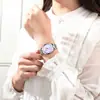 CHENXI esfera de nácar correa de acero reloj para mujer fabricante mayorista luminoso impermeable transmisión en vivo transfronteriza con incrustaciones de diamantes moda reloj de cuarzo