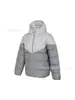Chamarra con Capucha de Algodón Cross-NK para Hombre Invierno Engrosada Calidez Acolchada Bloque de Color Resistente al Viento Deportiva Casual Ropa de Abrigo Sudeste Asiático