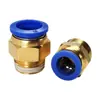 Tubo de ar pneumático PC8-02 conector rápido conector reto roscado 4-M5/PC6-01/PC10-3/PC12-04