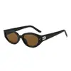 Gafas de Sol Retro para Mujer Populares en Internet Ojo de Gato Sombrilla de Alto Nivel Gafas de Sol Anti-UV para Hombre Modernas Versátiles Lisas