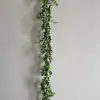 Fabricantes transfronterizos al por mayor planta artificial colgante de pared eucalipto ratán pared verde interior y exterior valla materiales para arreglos florales