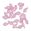 Plástico Acrílico Folhas Verdes Pequenas, Vários Tipos de Folhas, Decorações Artesanais DIY, Brincos, Pulseiras com Contas, Acessórios