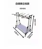 Carrito de Transferencia Antiestático con Barrera Ajustable Móvil Empujado a Mano Tubería Lean Línea de Sala Limpia Carrito Pequeño